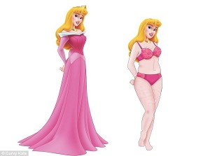 princesas-disney-curvy-kate-plus-size-gordinhas-lingerie-1
